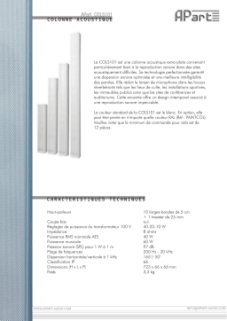 APART COLS101 Manuel utilisateur