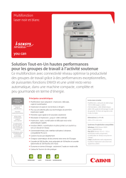 Canon i-SENSYS MF6680dn Manuel utilisateur