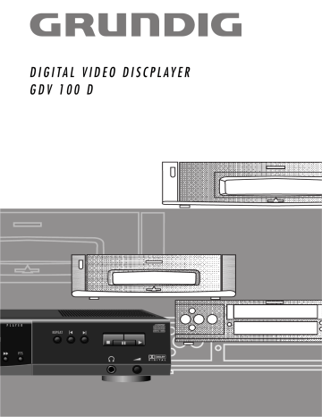 Manuel du propriétaire | Grundig GDV 100 D (VERS.2) Manuel utilisateur | Fixfr