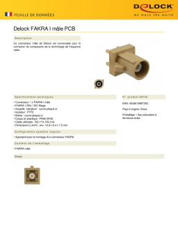 DeLOCK 89735 FAKRA I plug PCB Fiche technique