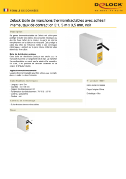 Delock 19984 Gaine thermorétractable: AI Chat & PDF
