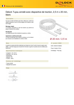 DeLOCK 18840 Spiral Hose Fiche technique