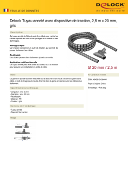 DeLOCK 18844 Spiral Hose Fiche technique