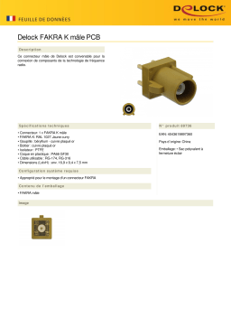 DeLOCK 89736 FAKRA K plug PCB Fiche technique