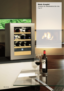 Liebherr WKes 653 Grand Cru Wine cabinet Operating instrustions