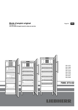 Liebherr GKv 4310 Operating instrustions