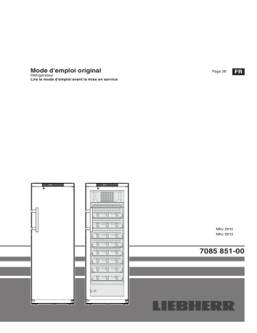 MKv 3910 | Mode d'emploi | Liebherr MKv 3913 Operating instrustions | Fixfr