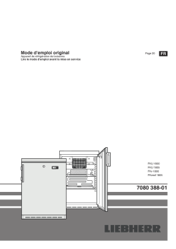 Liebherr FKvesf 1805 Operating instrustions