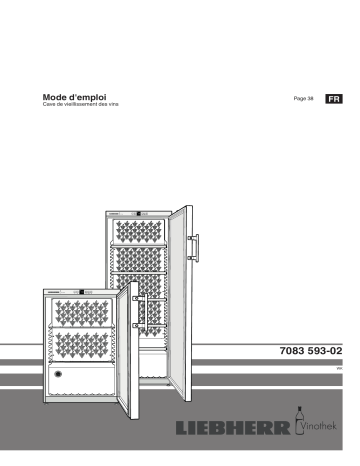 WKB 3212 VINOTHEK | WKB 1812 VINOTHEK | Mode d'emploi | Liebherr WKb 4212 Vinothek Wine cabinet Operating instrustions | Fixfr