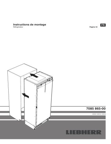 EKB 9471 | EKB 9671 | Liebherr EKB 9271 Réfrigérateur encastrable intégrable BioFresh Manuel utilisateur | Fixfr