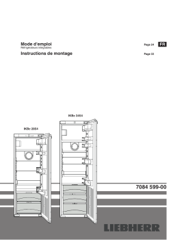 Liebherr IKBc 2854 Premium Réfrigérateur encastrable intégrable BioFresh Operating instrustions