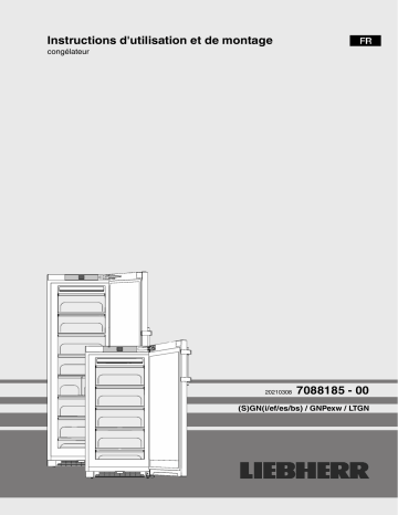 Mode d'emploi | Liebherr SBSbs 8683 Premium Combiné Side by Side BioFresh et NoFrost Operating instrustions | Fixfr