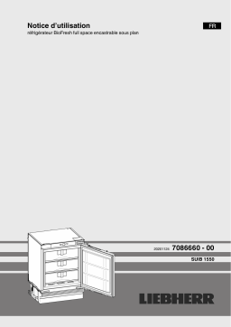 Liebherr SUIB 1550 Premium Réfrigérateur encastrable intégrable BioFresh Operating instrustions