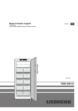 Liebherr LGv 5010 Operating instrustions