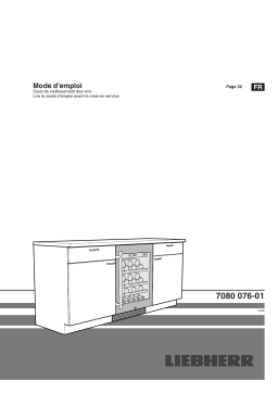 Liebherr UWKes 1752 GrandCru Under-worktop wine cabinet Operating instrustions