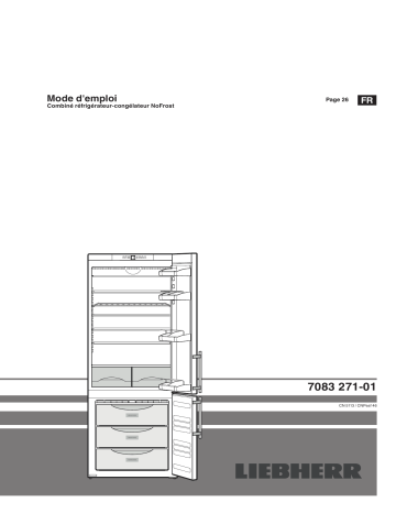 Mode d'emploi | Liebherr CNPesf 4613 Comfort Réfrigérateur-congélateur NoFrost Operating instrustions | Fixfr