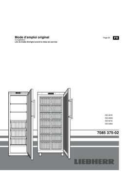 Liebherr GG 5210 Operating instrustions