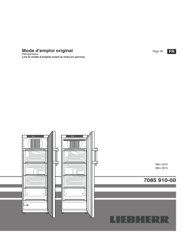 MKv 3910 | Mode d'emploi | Liebherr MKv 3913 Operating instrustions | Fixfr