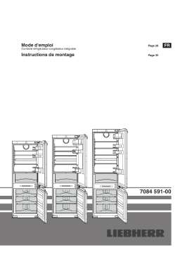 Liebherr ICc 3156 Premium Réfrigérateur-congélateur intégrable SmartFrost Operating instrustions