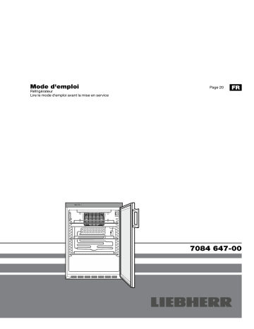 Mode d'emploi | Liebherr FKvesf 1803 Operating instrustions | Fixfr