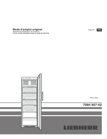 Mode d'emploi | Liebherr FKDv 4503 Operating instrustions | Fixfr