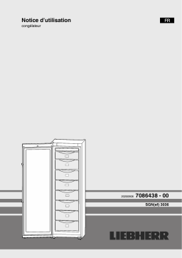 Liebherr SBS 7242 Comfort Combiné Side by Side NoFrost Operating instrustions