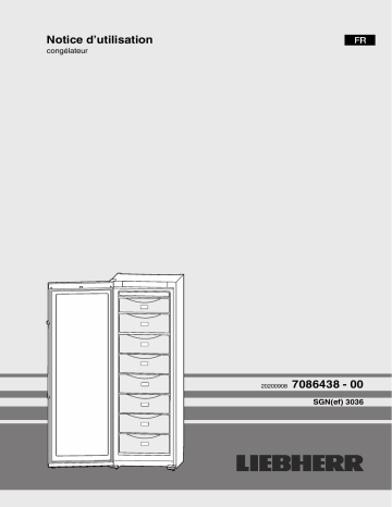 Mode d'emploi | Liebherr SBS 7242 Comfort Combiné Side by Side NoFrost Operating instrustions | Fixfr