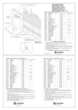 Gerber G0022519 Burr Ridge™ 8" Centers Standard Pedestal Bathroom Sink Guide d'installation