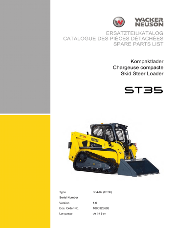 ST35 (S04-02) | Wacker Neuson ST35 Track loader Manuel utilisateur | Fixfr