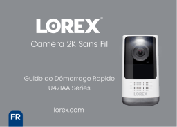 Lorex U471AA-E Add-on 2K Smart Deterrence Wire-Free Camera Guide de démarrage rapide