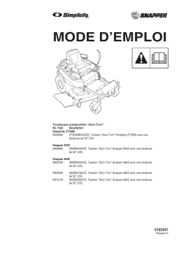 Simplicity 5900685 Manuel utilisateur