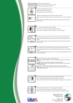 Lambro 349L 4" x 8' All Metal Vent Kit Guide d'installation