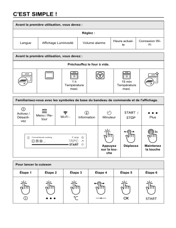 EB7PL4SP | EB6PL40CN | EB6PL40SP | Manuel utilisateur | Electrolux EB7PL4CN Guide de démarrage rapide | Fixfr