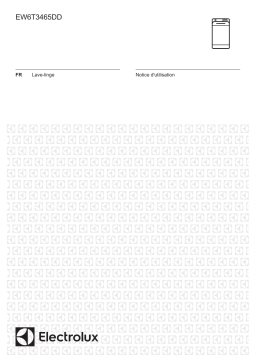 Electrolux EW6T3465DD Manuel utilisateur