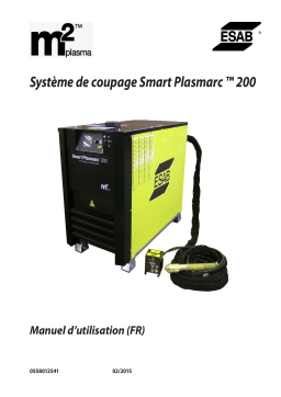 ESAB m2™ Plasma Smart Plasmarc™ 200 Cutting System Manuel utilisateur