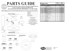 Hunter Fan 27406 Ceiling Fan Manuel utilisateur