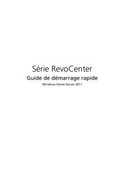 Acer RC111 Revo Guide de démarrage rapide