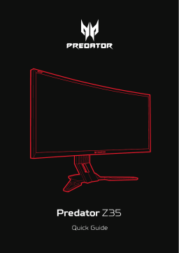 Acer Z35 Monitor Guide de démarrage rapide