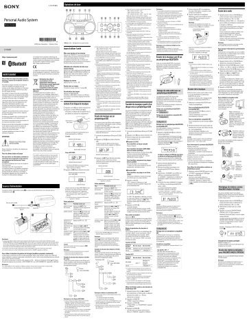 Sony ZS-RS60BT Manuel utilisateur | Fixfr