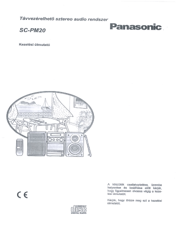 Mode d'emploi | Panasonic SCPM20 Operating instrustions | Fixfr