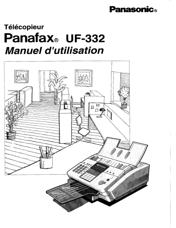 Mode d'emploi | Panasonic UF332 Operating instrustions | Fixfr