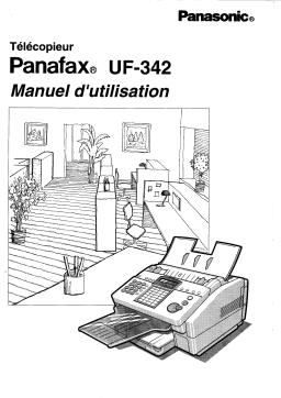 Panasonic UF342 Operating instrustions