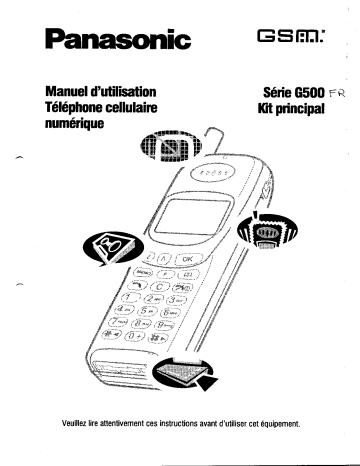 Mode d'emploi | Panasonic EBG500 Operating instrustions | Fixfr