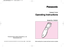 Panasonic EH2331 Operating instrustions