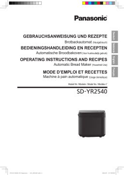 Panasonic SDYR2540 Operating instrustions