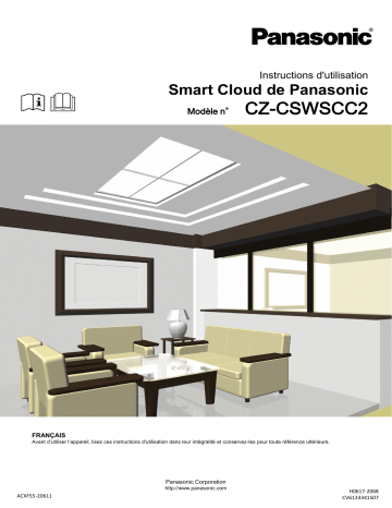 Mode d'emploi | Panasonic CZCSWSCC2 Operating instrustions | Fixfr