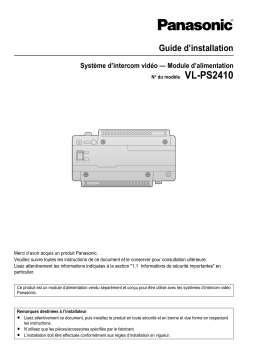 Panasonic VLPS2410EX Operating instrustions