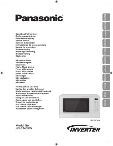 Mode d'emploi | Panasonic NNST45KW Operating instrustions | Fixfr