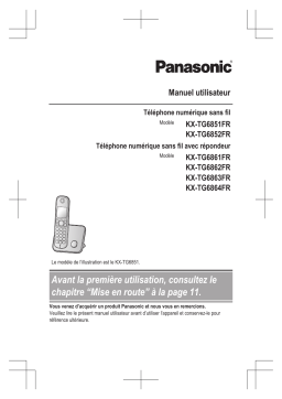 Panasonic KXTG6851FR Operating instrustions