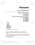 Panasonic KXTG6851FR Operating instrustions